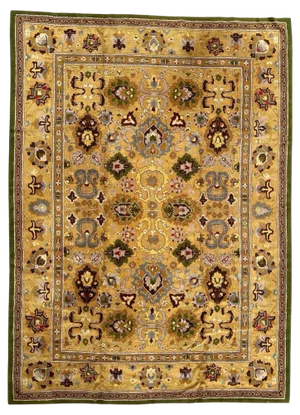 Large Mid-Century French Janus Rug, 1950s