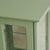 Modern Small Display Cabinet in Pastel Green with Mirrored Back Panel For Sale - Image 3 of 16