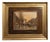 Paris Scene, Arc de Triomphe, Oil Painting on Platex, 20th Century, Framed For Sale