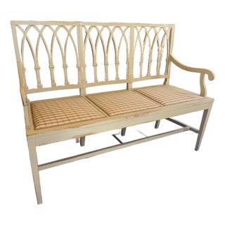 Antique George III Bench For Sale