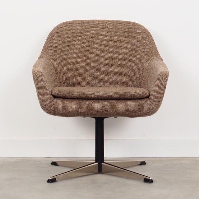 Danish Brown Armchair, 1970s For Sale - Image 16 of 16