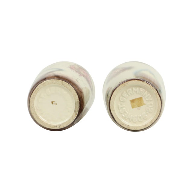 West German Vases with Abstract Marble Pattern by Bay Keramik, 1960s, Set of 2 For Sale - Image 10 of 11