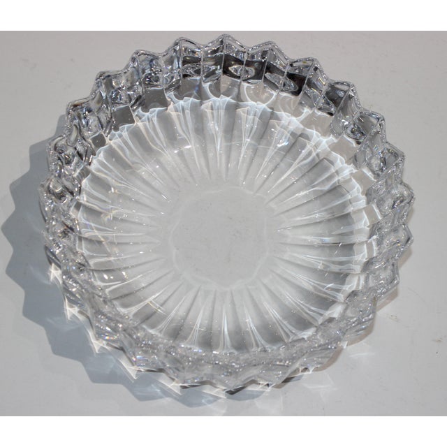 Vintage Orrefors Fluted Crystal Dish Bowl Chairish