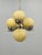 Art Deco Chrome and Opaline Glass Chandelier, 1930s For Sale - Image 3 of 14
