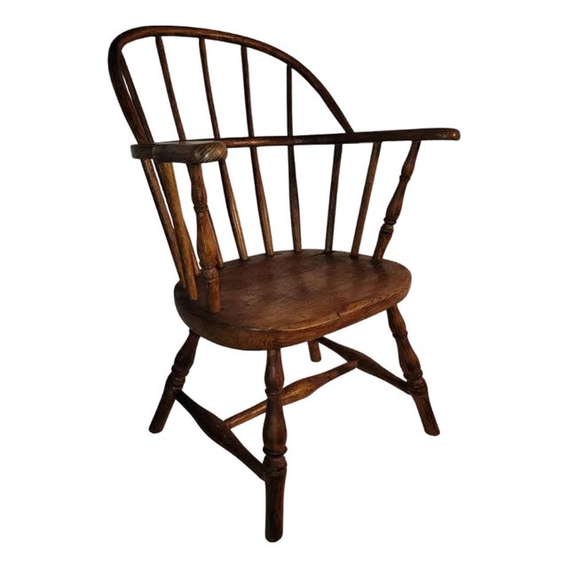 19thc Windsor Childs Chair For Sale