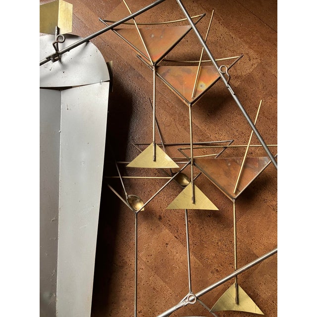 “Manhattans and Martinis" - 30” Wall Sculpture Attributed to Jere Studios - Excellent Condition For Sale - Image 9 of 13
