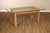 High Quality American Made Wicker Dining Table with Wrapped Legs and Thick Glass Top, by Lexington Furniture (Not Labeled)