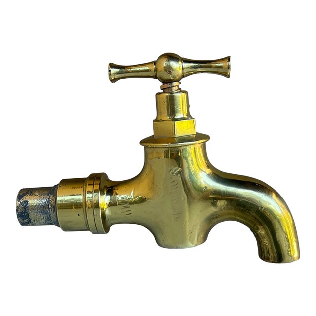 Antique French Brass Water Spout / Faucet For Sale