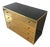 Chest of Drawers in Gilt Mirrored Glass and Brass attributed to Renato Zevi, 1970s For Sale