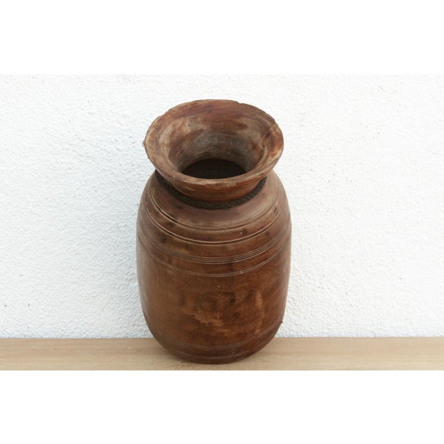 16" Tall Antique Storage Pot For Sale In Los Angeles - Image 6 of 8