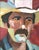 Farmhouse Impressionist Cowboy W/ Hat Painting Including the Antiqued Gold Wood Frame For Sale - Image 3 of 5