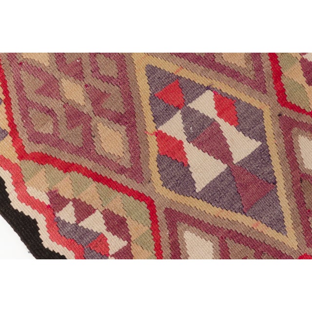 Mid 20th Century Handwoven, Vegetable Dye, One-of-a-Kind, Anatolian Kilim For Sale - Image 6 of 10