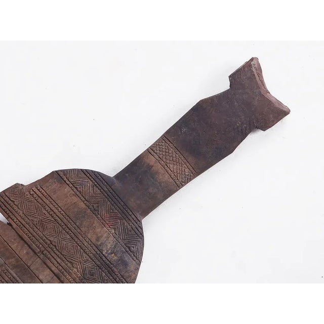 Large Mid-Century Bedouin Tent Beam in Wood, Sahara For Sale - Image 6 of 12