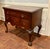 Kittinger Williamsburg Mahogany Queen Anne Lowboy With Ball & Claw Feet For Sale - Image 6 of 10