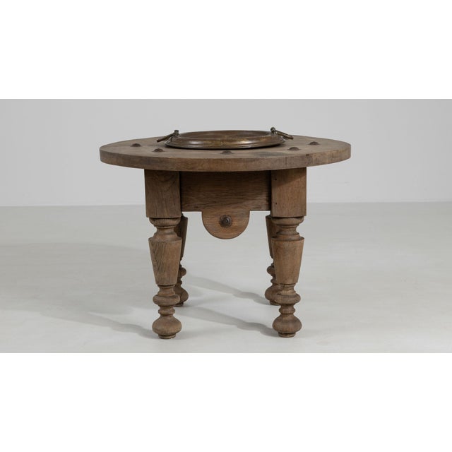Mid 20th Century France Antique White Wood Console Table For Sale In Greensboro - Image 6 of 10