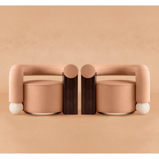 Contemporary Set of Galatea Armchair Set by Malabar For Sale - Image 3 of 17