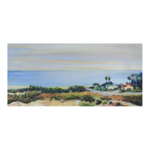 Contemporary Impressionist Coastal Beach Landscape Painting