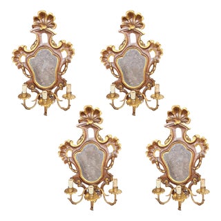 Early 20th Century Venetian Wall Lights, Set of 2 For Sale