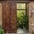 Wood Antique Tree of Life Carved Wood Barn Door Panel – Rustic Peacock & Floral Motif For Sale - Image 7 of 7