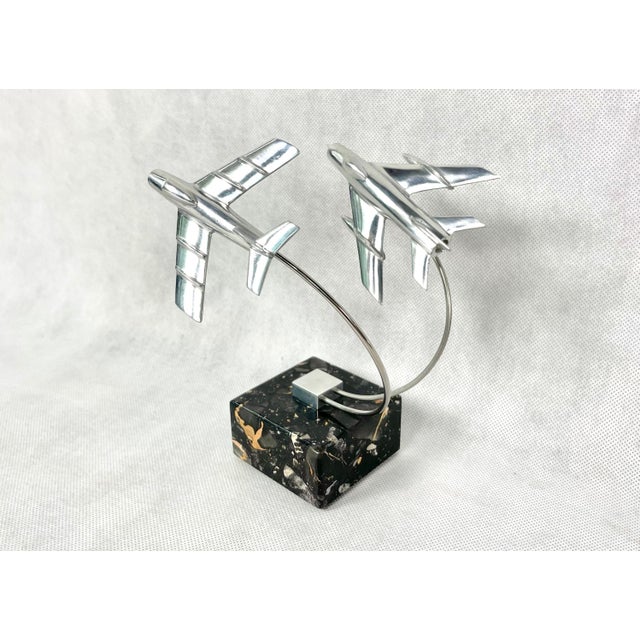 Cabinet Miniature with MiG 15 and MiG 19 Planes, Poland, 1950s For Sale - Image 13 of 16