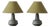 Scandinavian Ceramic Table Lamps, Set of 2 For Sale