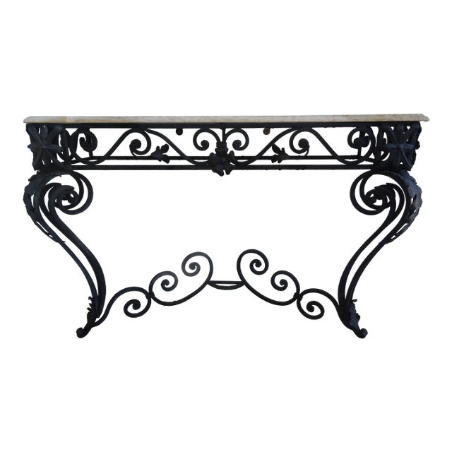 Vintage French Iron Consoles For Sale