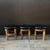 Vintage Art Deco Geometric Low Stools, France, 1930s, Set of 3 For Sale - Image 10 of 10