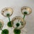 Late 19th Century Antique Venetian Delicate Green and Gold Glasses- Set of 6 For Sale - Image 5 of 8