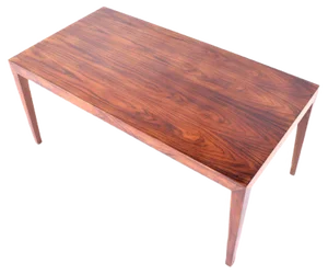 Mid-Century Rosewood Coffee Table by Severin Hansen Jr. for Haslev, 1970s