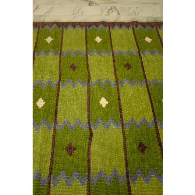 Vintage "Garden" Rug by Berit Koenig Woelfer For Sale - Image 10 of 16