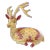 Monumental Surrealist Papier-Mâché Large Sculpture of a Deer by Sergio Bustamante Signed and # 29/100 For Sale
