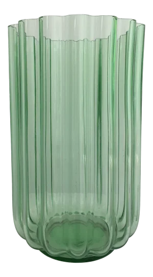 1930’s George Sakier Green Vase for Fostoria Glass Company