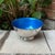 Mid 20th Century Vintage Reed & Barton Silver Plate and Blue Enamel Revere Bowl — 8” For Sale - Image 5 of 7