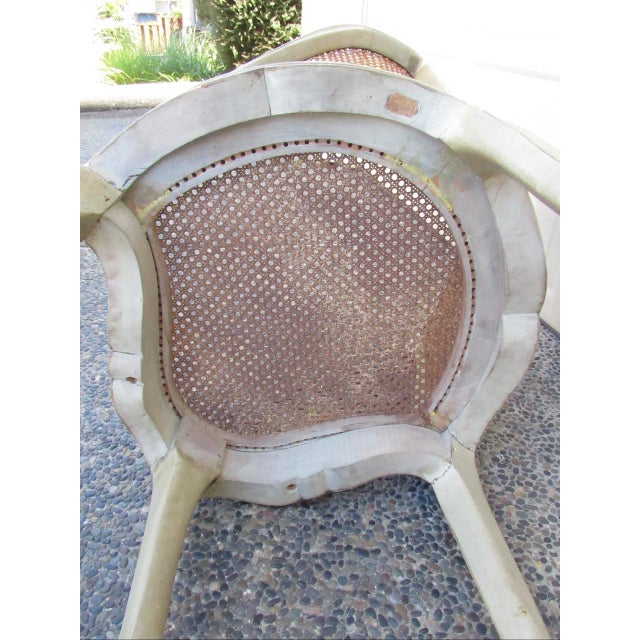Antique French Louis XV Style Painted Corner Chair For Sale - Image 18 of 18