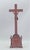 18th Century Late 18th Century German Memento Mori Mahogany Veneered Handcarved Crucifix With Skulls For Sale - Image 5 of 5