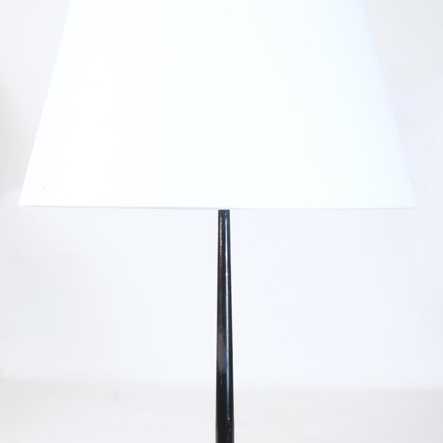 Floor Lamp with Tripod Base, 1950s, in Very Good conditions. Designed 1950 to 1959 UK Plug (up to 250V).The wiring of this...