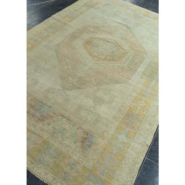 Brown Turkish Vintage Rug 5'1" x 8'5" #20604 For Sale - Image 8 of 8