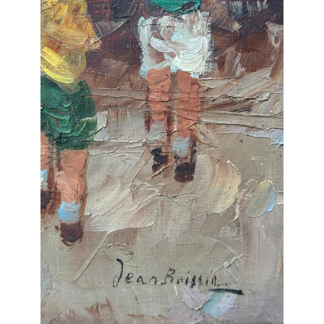 Val's Dollhouse is proud to present an original signed work of Mid-Century French artist, Jean Boissin. A lively late...