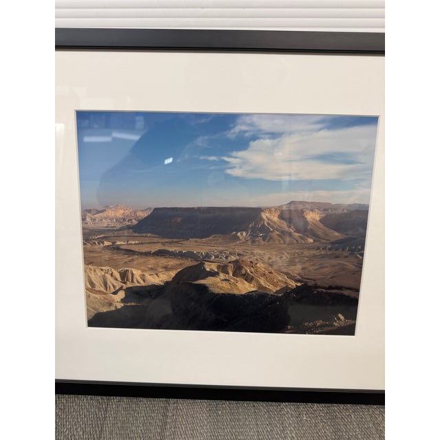 Zin Valley and Desert Cliffs in the Negev Desert, Framed For Sale - Image 11 of 12