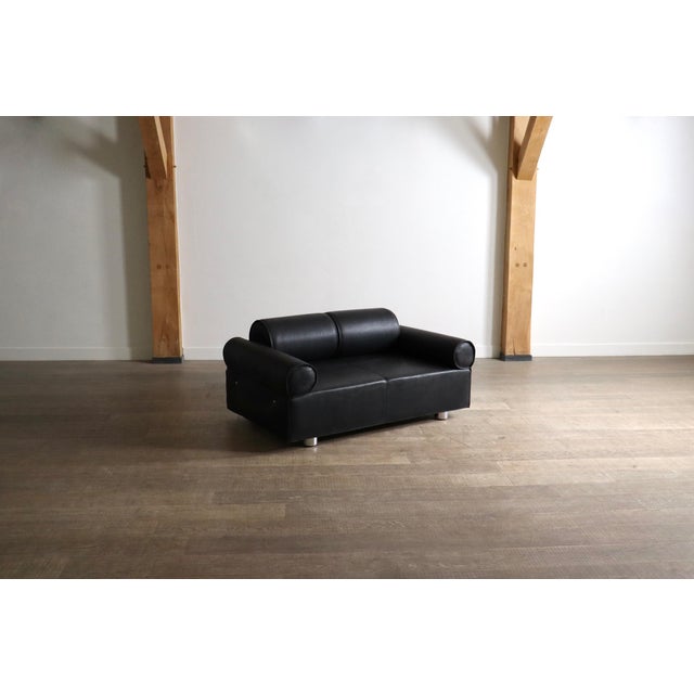 Sofa Daybed in Buffalo Leather by Marzio Cecchi, Italy, 1970s For Sale - Image 16 of 16