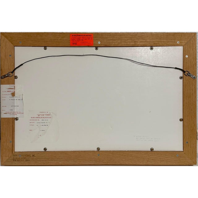 1980s Lionel Kalish, Surrealist Oil Painting Magical Realism Lionel Kalish Italian Home Fantasy Scene, c.1980 For Sale - Image 5 of 15