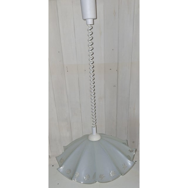Vintage Height-Adjustable Hanging Lamp by Fischer-Leuchten, 1980s For Sale - Image 6 of 10