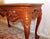 Wood 1950s Vintage Mahogany Console Table - Hand-Carved Chippendale Style With Claw Feet & Ornate Details For Sale - Image 7 of 12
