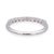 Tiffany and Co. Tiffany & Co. Forever Platinum 9-Stone Half Circle Round Diamond Band Ring, Size 6 For Sale - Image 4 of 8