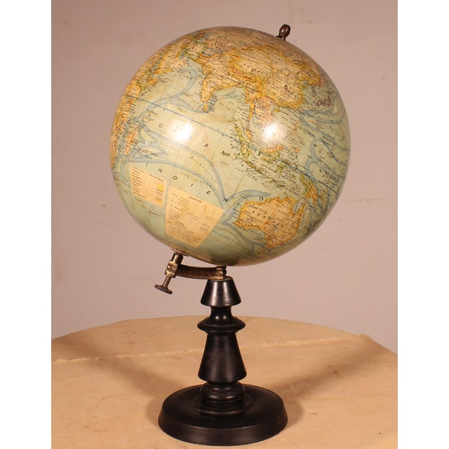 Early 20th Century Terrestrial Globe from J. Forest For Sale - Image 13 of 13