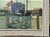 1940s Louis Thompson Rockport School Harbor Scene Oil Painting For Sale - Image 4 of 10