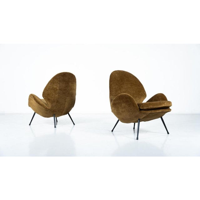 Vintage Italian Lounge Chairs, 1950s, Set of 2 For Sale - Image 6 of 16