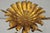 Mid 20th Century Vintage Italian Hollywood Regency Gold Gilt Tole Metal Iron Compote Centerpiece For Sale - Image 5 of 12