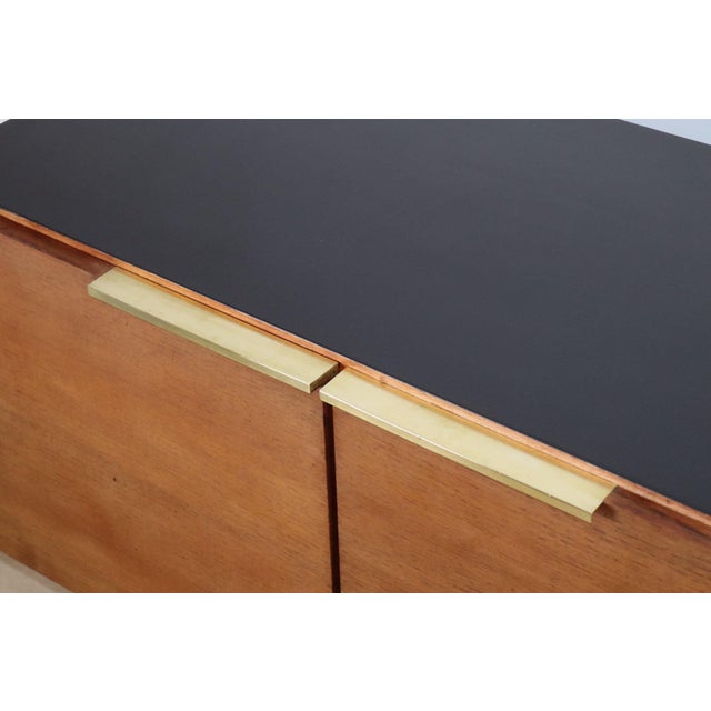 Vintage Teak and Brass Sideboard, 1970s For Sale - Image 9 of 18