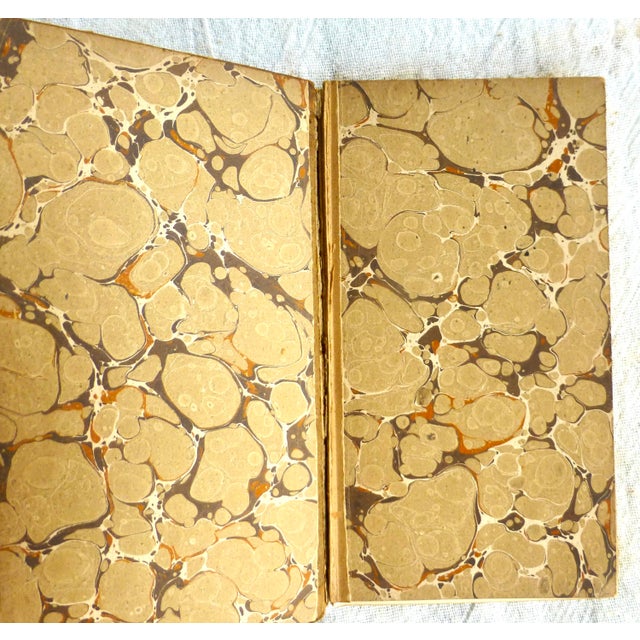 Set of Three 1900s Hand-Tooled Leather Books For Sale - Image 17 of 17